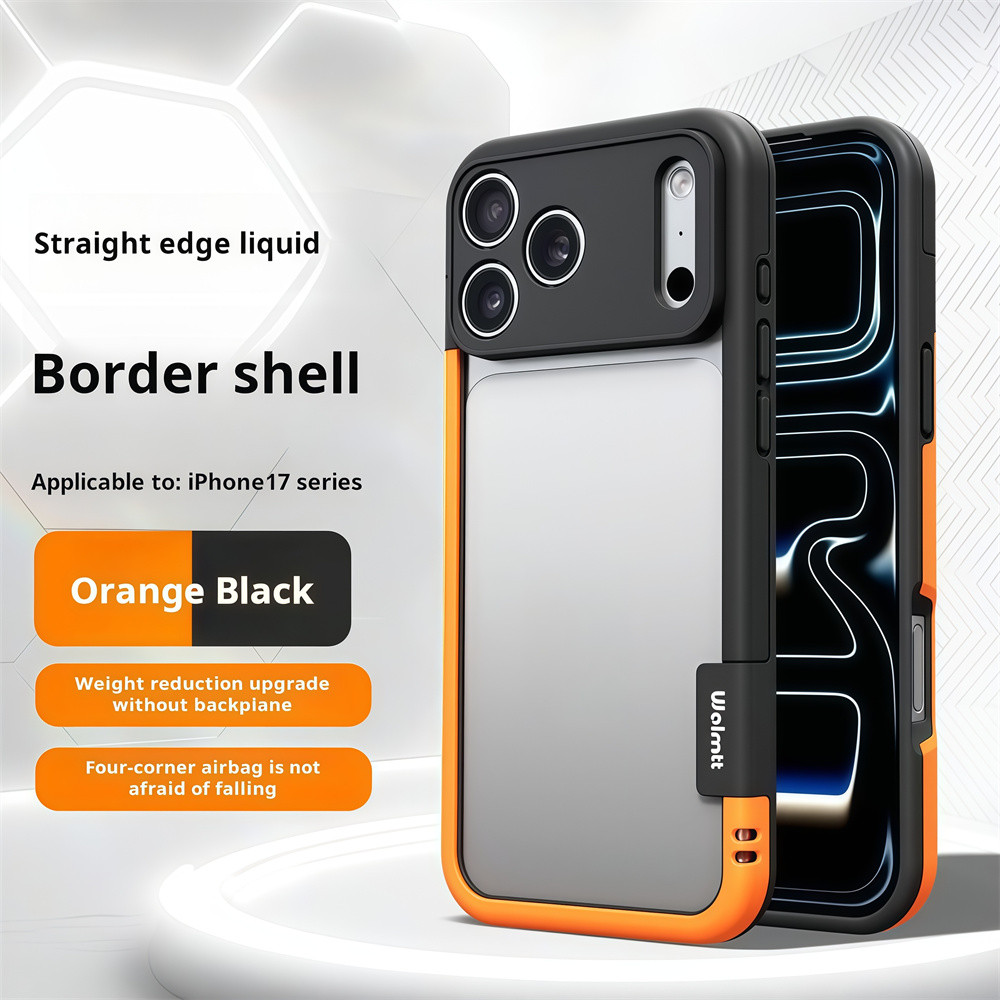 Ốp điện thoại viền màu cho iPhone 17 Pro Max 12 13 14 15 16 pro max 15 16 plus Vỏ điện thoại di động chống trượt rỗng