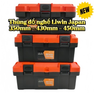 Thùng đựng đồ nghề Liwin Futher Japan, nhựa ABS cao cấp đủ kích cỡ tuỳ chọn ( Xanh đỏ ngẫu nhiên )