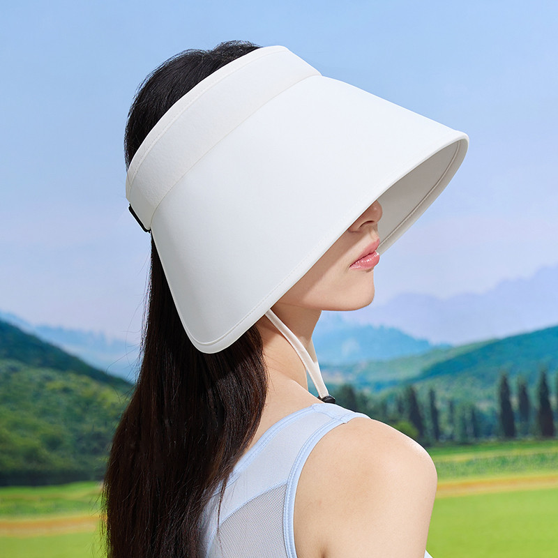Camel CROWN 2024 Mũ chống nắng vành lớn quấn ngoài trời có nắp mở, chống tia cực tím UPF50 +