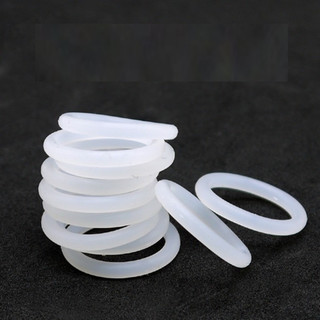 Vòng đệm chữ O CS3mm * OD9-100mm Vòng đệm silicon trắng vòng chữ O cấp thực phẩm Vòng cao su chống thấm nước Vòng đệm đàn hồi [JYD-ZZ-Z]