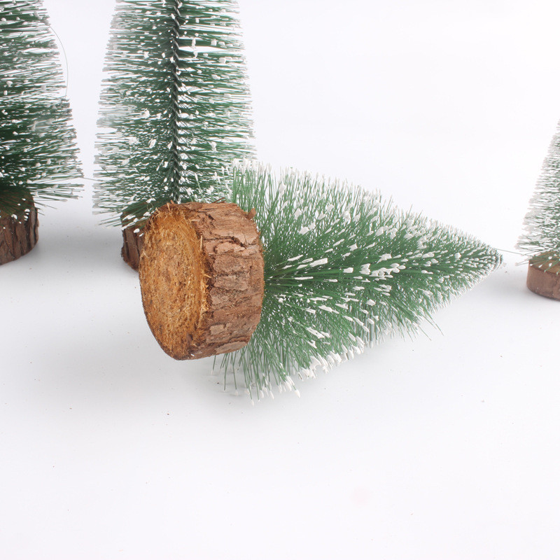 10-40cm Mini Cây Giáng Sinh Trang Trí Giáng Sinh DIY Cây Thông Trang Trí Quà Tặng Giáng Sinh