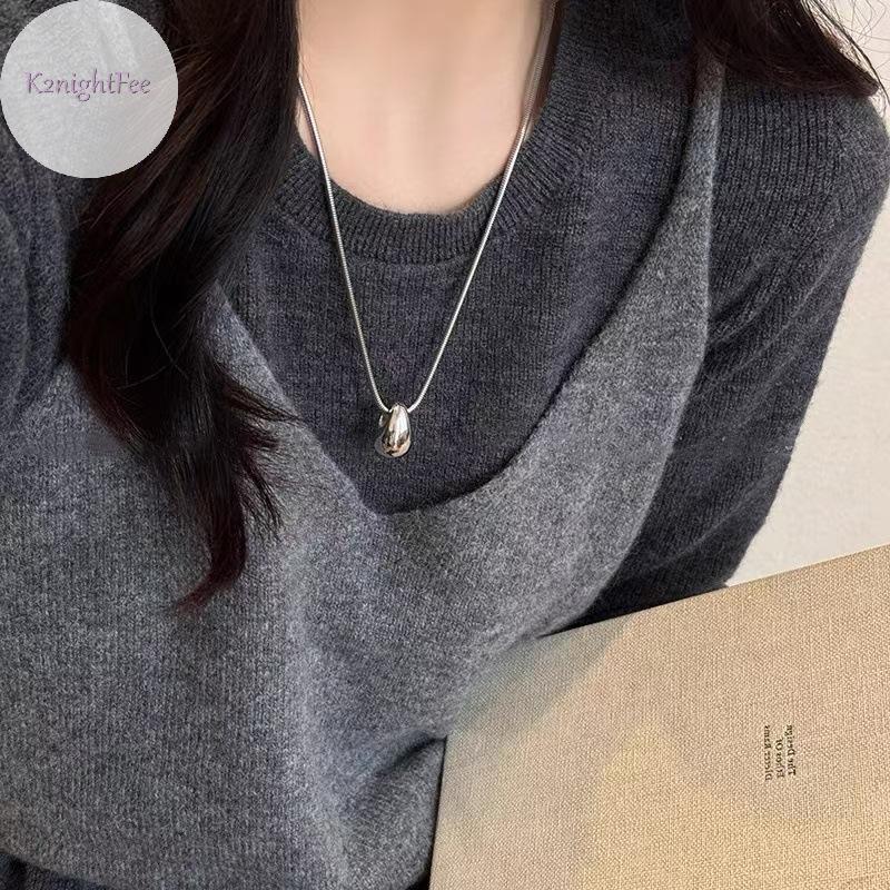 K2nightFee Phong Cách Dân Tộc Handmade Vòng Cổ Gốm Cho Nữ Áo Len Dây Xích Có Thể Điều Chỉnh Trái Tim Mặt Dây Chuyền Đính Hạt Vòng Cổ Trang Sức VN