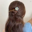 Kẹp tóc hoa hoạt hình - Barrette thẳng chống trượt để tạo kiểu tóc xoăn dày