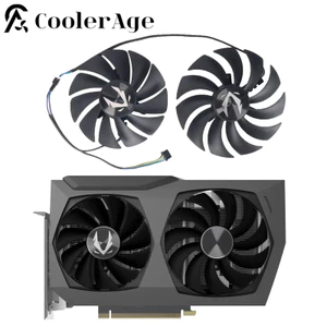 IiNew 88mm GA92S2U 100mm GAA8S2U RTX3070Ti RTX3070 Ti GPU Cooler cho Zotac Gaming RTX 3070 Card đồ họa cạnh đôi Quạt làm mát *