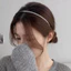 THEGIRL8B Vòng Tóc Kim Cương Giả, Băng Đô Mỏng Lấp Lánh Sáng Bóng, Cổ Tích Phong Cách Tối Giản Phong Cách Hàn Quốc Phụ Kiện Tóc Thoáng Mát Cô Gái
