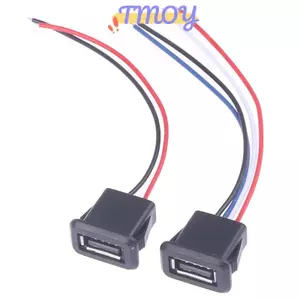 TMOY USB 2.0 Nữ Power Ja USB2.0 Cổng Sạc Cổng Kết Nối Với Cáp Sạc USB Soet TMOY