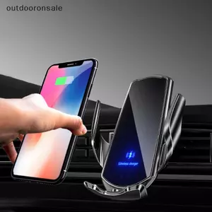 Cảm biến thông minh Bộ sạc ô tô không dây 15W Giá đỡ điện thoại tự động kẹp cho FSI