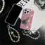 Con công Phnom Penh ba chiều đầy đủ kim cương sang trọng Thích hợp cho vỏ điện thoại Apple 16pro Vòng tay iPhone17 14 trọn gói 15