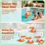 Bể bơi nổi bơm hơi Bóng rổ Hoop Nhẹ Thi PVC Đồ chơi thể thao dưới nước cho gia đình Bể bơi mùa hè Tập hợp