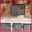 OLVIDO 1 / 3 Túi đựng mỹ phẩm lưới, Túi đựng đồ trang điểm trong suốt bằng lưới, Túi đựng đồ vệ sinh có dây kéo họa tiết nơ lưới Nhà vệ sinh nữ