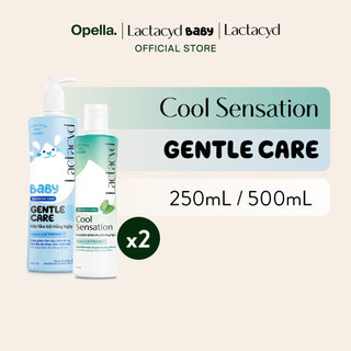 Bộ 1 Chai DDVS Phụ Nữ Lactacyd Cool Sensation 250ml + 1 Sữa Tắm Gội Trẻ Em Gentle Care 500ml