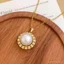 Thời Trang Retro Nhẫn Ngọc Trai Vòng Cổ Phụ Kiện Tính Khí Đơn Giản Cao Cấp Đồng Tinh Tế Micro-Ind Zircon Phụ Kiện
