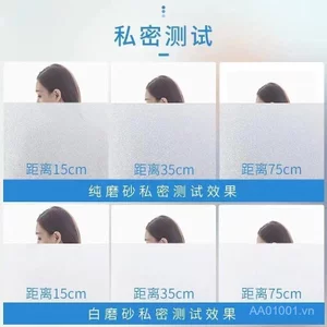 Phim Kính Mờ Chống Đi Tiểu Phòng Ngủ Phòng Khách Kính Miếng Dán Trong Mờ Không Khí Cửa Sổ Che Nắng Chống Nắng Nhà