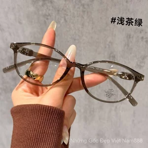 Kính Chống Ánh Sáng Xanh Cao Cấp Sense Khung Trơn Kính Sinh Viên ins Style