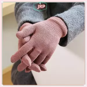 JRP 1 Cặp Mùa Thu Đông Găng Tay Ấm Áp Cho Nam Nữ Màn Hình Cảm Ứng Lạnh Ấm Áp Full Ngón Găng Tay Đa Năng Găng Tay Đi Xe Đạp Quà Tặng JRP