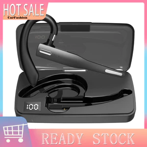 < CarFashion > YYK-525 Tai nghe 51 tương thích Bluetooth Màn hình kỹ thuật số Giảm tiếng ồn Tai nghe không dây rảnh tay đơn dành cho doanh nghiệp cho