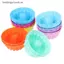 COD 12 Cái / bộ Khuôn Làm Bánh Thạch Silicon Pudding Cupcake Muffin Donut Khuôn MỚI