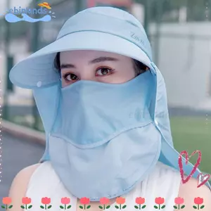 EBINLANDS Người Cá Mũ Nữ Vành Rộng Chống Tia UV Mũ Bóng Thoáng Khí