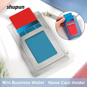 Ví doanh nhân Mini SHUPUN Quà tặng nam Hộp đựng thẻ tín dụng PU