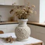 Pháp Vintage Crackle Glaze Bình Gốm Họa Tiết Hoa Nổi Thiết Kế Phòng Khách Tủ Tivi Trang Trí Nhà Sang Trọng Hoa Trang Trí Bình Hoa Hiện Đại Mộc Mạc Bàn Trung Tâm