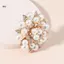 JULYHOT Ngọc Trai Trắng Thanh Lịch Pha Lê Hoa Nữ Nhẫn Phụ Kiện Trang Sức Sang Trọng Lớn Hoa Hàn Quốc Zircon Nhẫn Đính Hôn Dự Tiệc Quà Tặng Massivedeals
