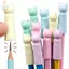 GILL 10 Chiếc Nắp Bảo Vệ Nib Bút Chì, Chỉnh Văn Phòng Phẩm 2 Trong 1 Tẩy, Chất Lượng Cao Hình Mèo Bút Chì Mở Rộng Trường Học Đồ Dùng Văn Phòng