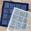 Bigapple 8-32 Chiếc Mẫu Thêu Sashiko Có Thể Tái Sử Dụng, DIY Hình Học Quilting Stencils RDG