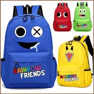 SQ11 Roblox Rainbow Friends Ba lô dành cho trẻ em Học sinh Dung tích lớn In thoáng khí Túi cá tính thời trang