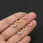 Vòng mũi hình tròn DELMER Cubic Zircon, Bông tai xỏ khuyên không gây dị ứng Châu Âu và Châu Mỹ Sụn xoắn, Móc Punk Đồng Mũi Lễ Hội Trang Sức Cơ Thể