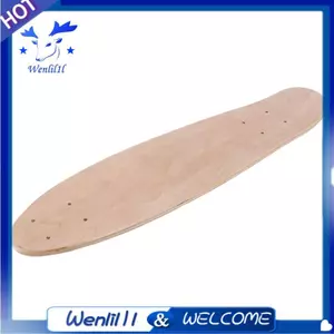 22Inch Trống Ván Trượt Sàn Tự Nhiên 55.5X15cm Phong Chuối Trượt Băng Trượt Đá Đơn Rocker Ban DIY Sàn