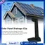 30 Chiếc 35 Mm PV Mô Đun Kẹp Thoát Nước Kẹp Cho Thoát Nước Quang Điện Bảng Thoát Nước Kẹp Thoát Nước