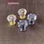 10 Chiếc Acrylic Pha Lê Núm Tủ Ngăn Kéo Kéo Tay Cầm Tay Nắm Cửa Kim Cương Cabine