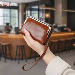 HFSHY Thời Trang Nữ Dây Đeo Cổ Tay Ví Dung Tích Lớn Mềm Ngắn Ví Đựng Tiền Xu Khe Cắm Thẻ Túi Dành Cho Quà Tặng Hàng Ngày Cho Cô ấy VN