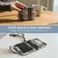 HFSHY Girls Mini Dark Coffee Kẻ Sọc Ví Thời Trang Mỏng Thẻ Ví Giữ Ngân Hàng ID Photocards Nhẹ Di Động Cho Trường Học Quà Tặng Mua Sắm VN