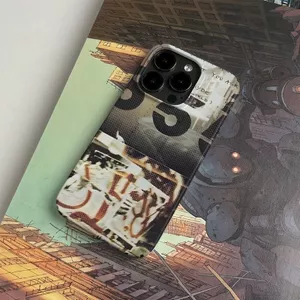 Ốp điện thoại YIJS áp phích kỹ thuật số Thích hợp cho IPhone XSMAX XR 12 PRO 11 7 8 PLUS 17 AIR 13 14 15 ProMax 16 E Vỏ bảo vệ cứng sáng bóng