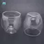 6 Bộ Cốc Cà Phê Thủy Tinh Rỗng Hai Lớp 80Ml Để Uống Trà, Cà Phê, Ly Uống