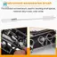 Bàn chải 2 đầu để làm sạch clarinet, oboe, sax, sáo