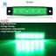 6 Đèn LED Marine Boat Lights Marine Courtesy Light Strip Deck Transom Cockpit Navigation Lighting Chống nước 12V