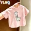 Đèn Hươu Cao Cổ Trẻ Em Áo Sơ Mi Tay Ngắn Mùa Hè Tee Cho Bé Trai Bé Gái Trẻ Em Quần Áo Thường Ngày