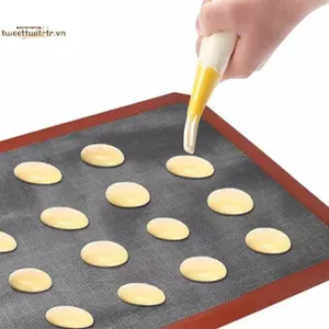 TRTR 1 Máy Tính Chống sti Silicon Nướng Tấm Lót Lò Nướng Bánh Có Thể Tái Chế Thảm Dụng Cụ VN
