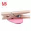 Mini Hình Trái Tim Tình Yêu Kẹp Gỗ Tin Nhắn Giá Đỡ Ảnh Album Thẻ Giấy Chốt Trang Trí Chụp Ảnh - Hồng 20 Chiếc