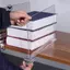 Kệ chia Acrylic tủ quần áo để ngăn quần áo tổ chức rõ ràng, vách ngăn kệ sách