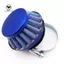 Dành Cho Xe Đạp Cơ Giới Đẩy Mini Moto Bỏ Túi Xe Đạp ATV Quad Xe Máy Đa Năng 38MM Bộ Phận Lọc Không Khí Màu Xanh Dương