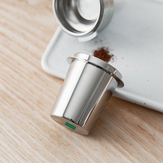 Volcano Ly inox đựng cà phê chuyên dụng cho máy xay EK43