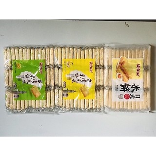 Bánh gạo cuộn trứng muối phomai Vetrue Đài Loan 300g (4 vị)