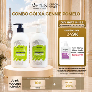 Dầu gội - xả Bưởi Gennie Pomelo Natural Care cho tóc khô, yếu và dễ gãy rụng 400ml