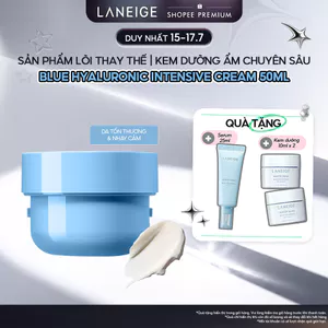Kem Dưỡng Ẩm Chuyên Sâu Laneige Water Bank Blue Hyaluronic Intensive Cream 50ml (Da khô )