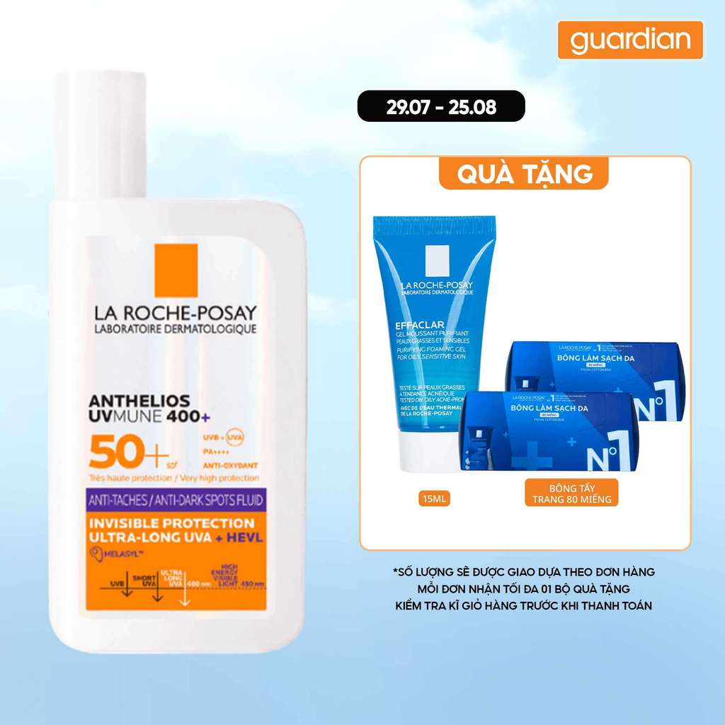Sữa Chống Nắng Dưỡng Sáng Mờ Thâm La Roche-Posay Anthelios UVMune400 Anti-Dark Spots 50ml | Guardian Việt Nam