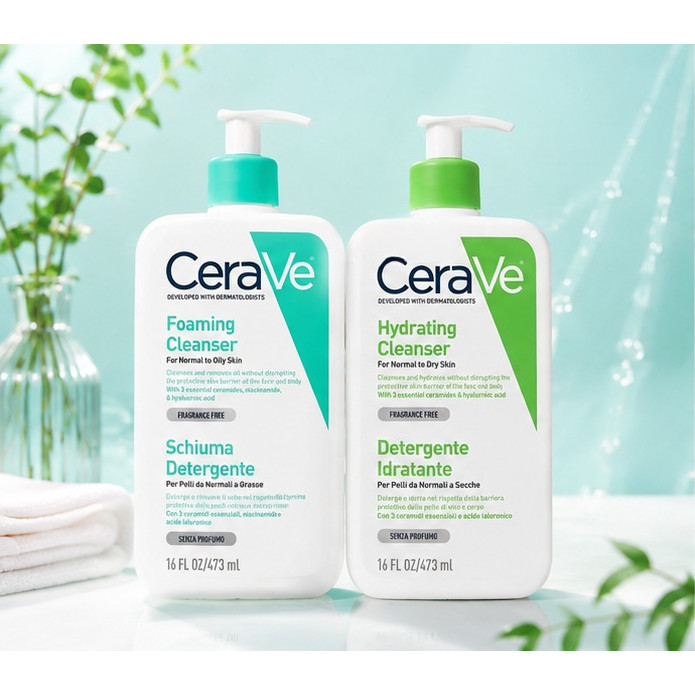 CeraVe Hydrating Cleanser 236ml Sữa Rửa Mặt Dưỡng Ẩm Dịu Nhẹ Cho Da Khô- CV12 | BigBuy360 - bigbuy360.vn