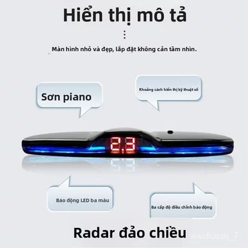 Cảm biến đỗ xe ô tô 4 6 8 mắt có màn hình LED cảnh báo bằng giọng nói